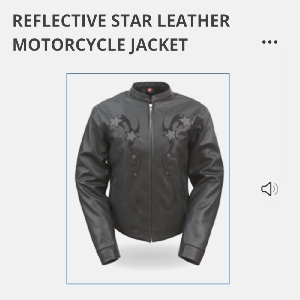 Women's Leather Motorcycle Jacket